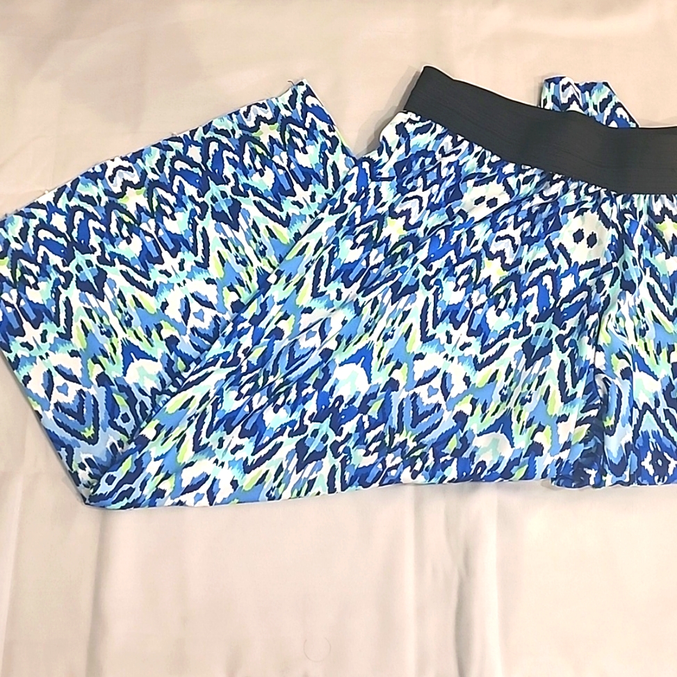 Patterned Gaucho Pants